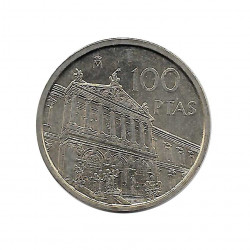 Moneda España 100 Pesetas Año 1996 Biblioteca Nacional Sin Circular