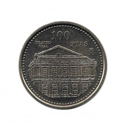 Coin Spain 100 Pesetas Year 1997 Royal Theatre Uncirculated