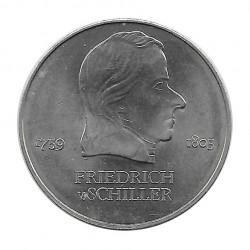Münze 20 Mark DDR Friedrich Schiller 1972 - Alotcoins