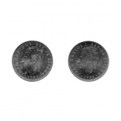 2 Münzen Spain 25 Peseten König Juan Carlos I. Jahr 1982 und 1983 | Numismatik Online - Alotcoins