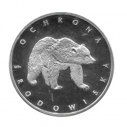 Coin 100 Zloty Poland Bear Year 1983 | Numismatics Online - Alotcoins