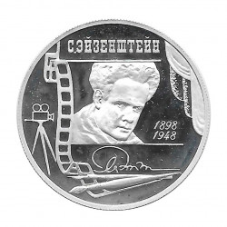 Silbermünze 2 Rubel Russland 100 Jahre Sergey Jahr 1998 | Numismatik Store - Alotcoins
