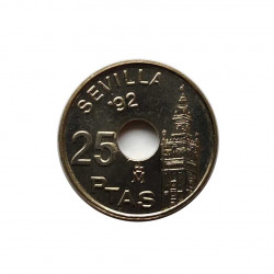 Coin 25 Pesetas Spain...
