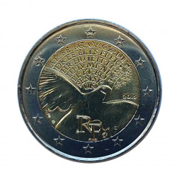 Commemorative Coin 2 Euros France Peace Year 2015 | Numismatics Shop - Alotcoins