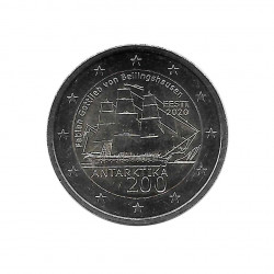 2 Euro Gedenkmünze Estland Entdeckung der Antarktis Jahr 2020 Unzirkuliert UNZ | Sammlermünzen - Alotcoins