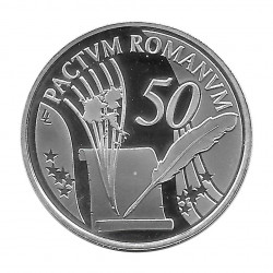 Silver Coin 10 Euros Belgium Treaty of Rome Year 2007 | Collectible Coins - Alotcoins