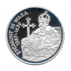 Silbermünze 10 Złote Polen Zygmunt III Waza Jahr 1998 Polierte Platte PP | Gedenkmünzen - Alotcoins