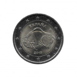 Gedenkmünze 2 Euro Spanien Höhle von Altamira Jahr 2015 Unzirkuliert UNZ | Numismatik Store - Alotcoins