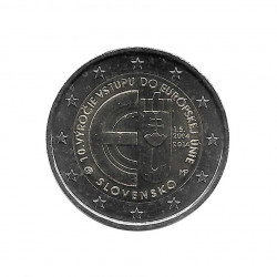 Commemorative Coin 2 Euros Slovakia Accession European Union Year 2014 Uncirculated UNC | Collectible coins - Alotcoins
