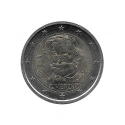 Commemorative 2 Euros Coin Italy Giuseppe Verdi Year 2013 Uncirculated UNC | Collectible coins - Alotcoins
