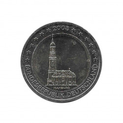 Commemorative Coin 2 Euro Germany St. Michel´s Church Hamburg D Year 2008 Uncirculated UNC | Numismatic shop - Alotcoins