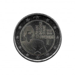 UNC Coin 2 Euro Slovenia Commander Stane Year 2011 Uncirculated | Numismatics Shop - Alotcoins