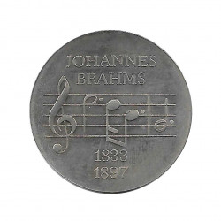 Gedenkmünze 5 Deutsche Mark DDR Johannes Brahms Jahr 1972 | Gedenkmünzen - Alotcoins