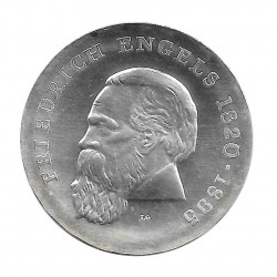 Silbermünze 20 Mark Deutsche Demokratische Republik DDR Friedrich Engels Jahr 1970 | Numismatik shop - Alotcoins
