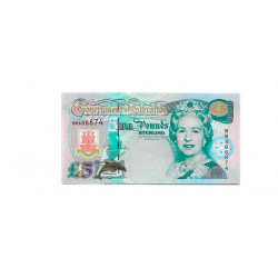 Banknote Gibraltar Year 2000 5 Pound Uncirculated UNC
