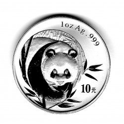 Coin China 10 Yuan Year 2003 Silver Panda Proof