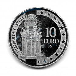 Coin Malta 10 Euros Year 2008 Inn of Castile Silver Proof
